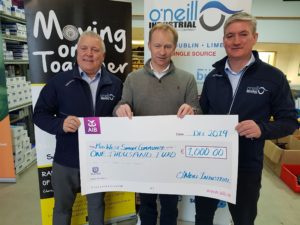 O'Neill Industrial donation to Mid West Simon Community