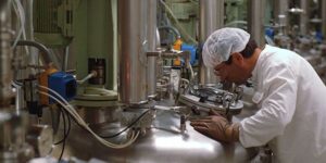 Air compressor for pharmaceutical pharma processing