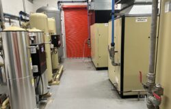 Air compressor installation at PPG